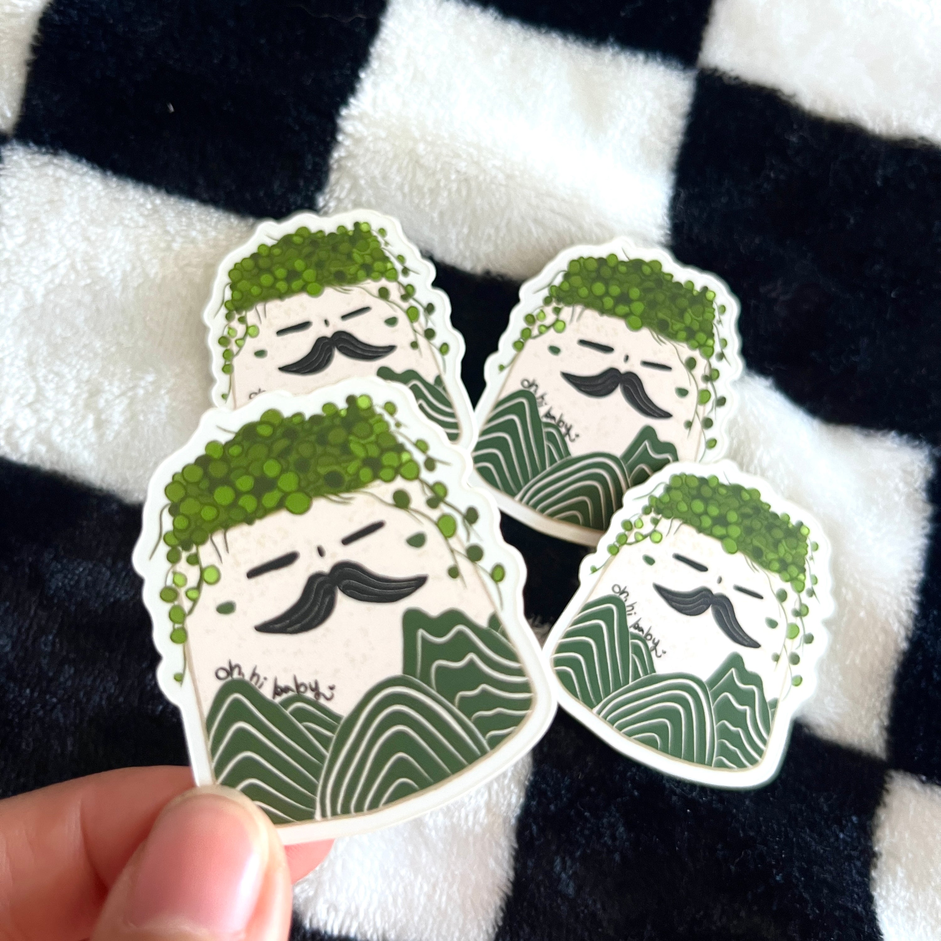 Mountain Little Forest Planter Sticker