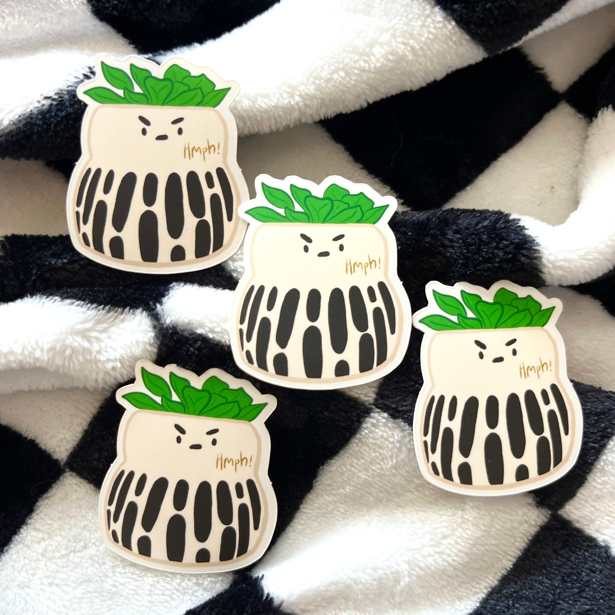 Pouty Little Forest Planter Sticker