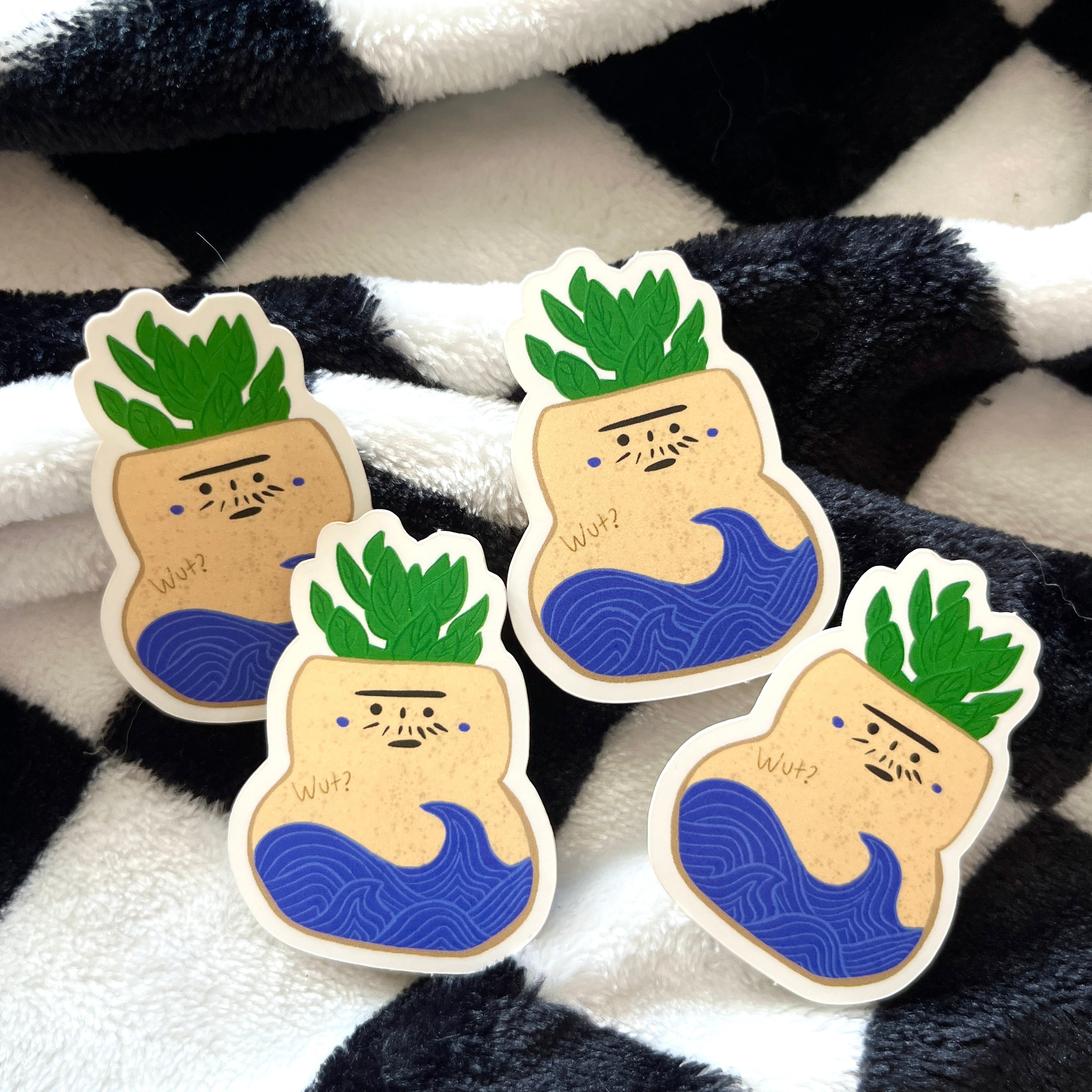 Wave Little Forest Planter Sticker