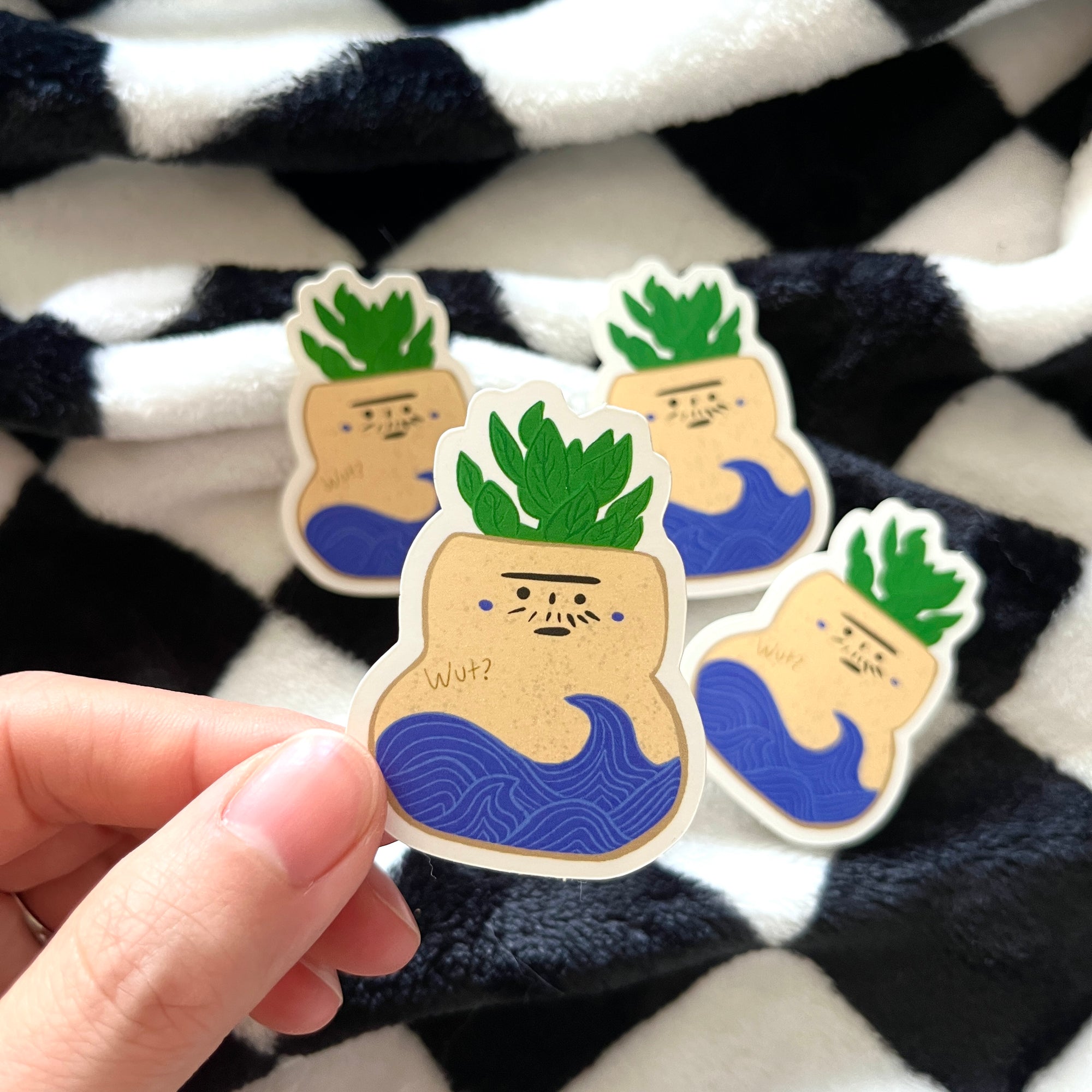Wave Little Forest Planter Sticker