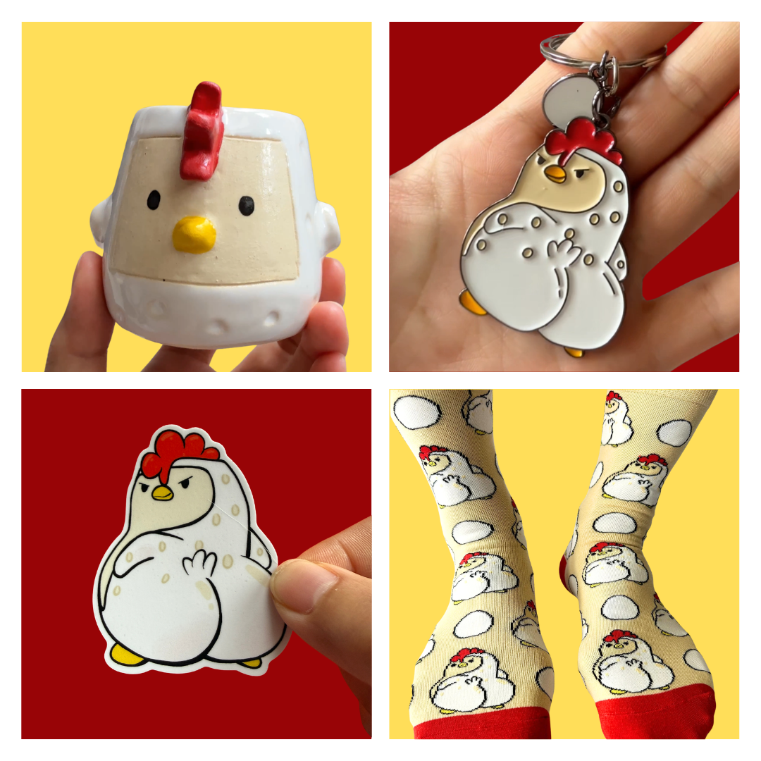 (PREORDER) Sassy Chicken Bundle - Mini cup