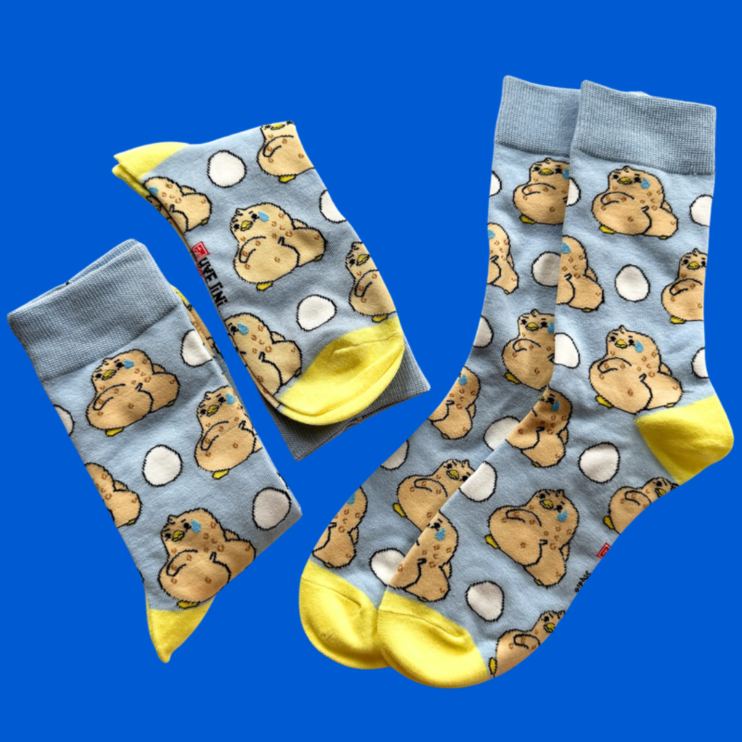Awkward Ducky Socks, pair