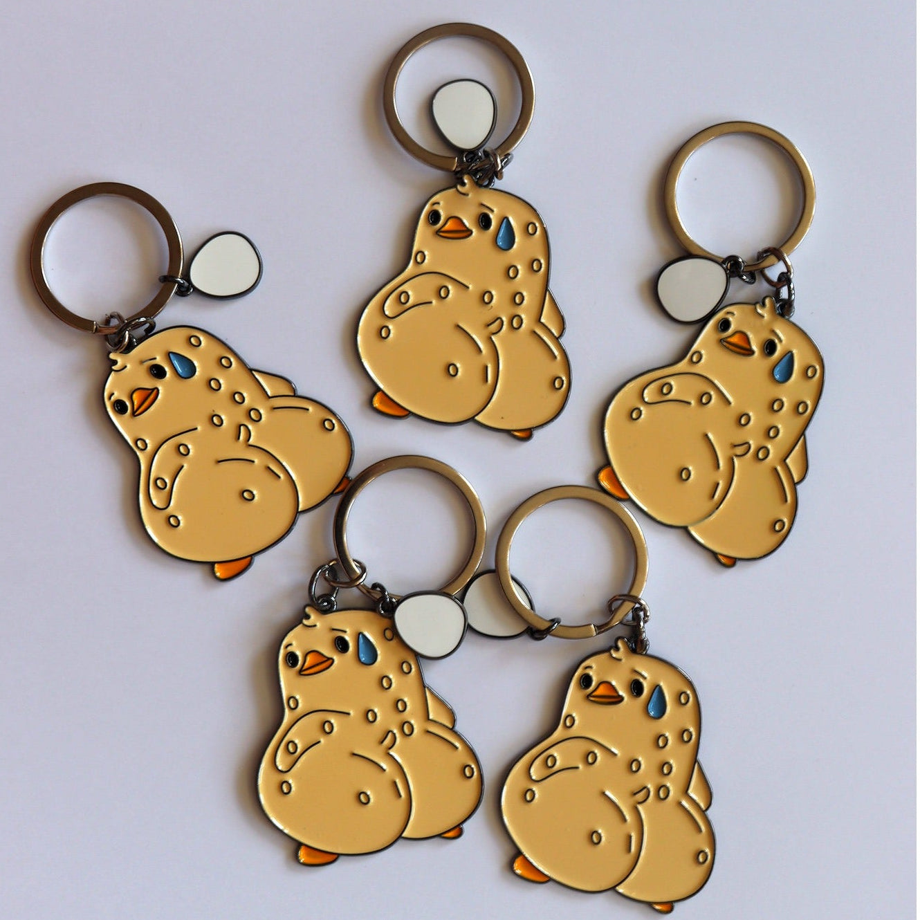 Awkward Ducky Keychain