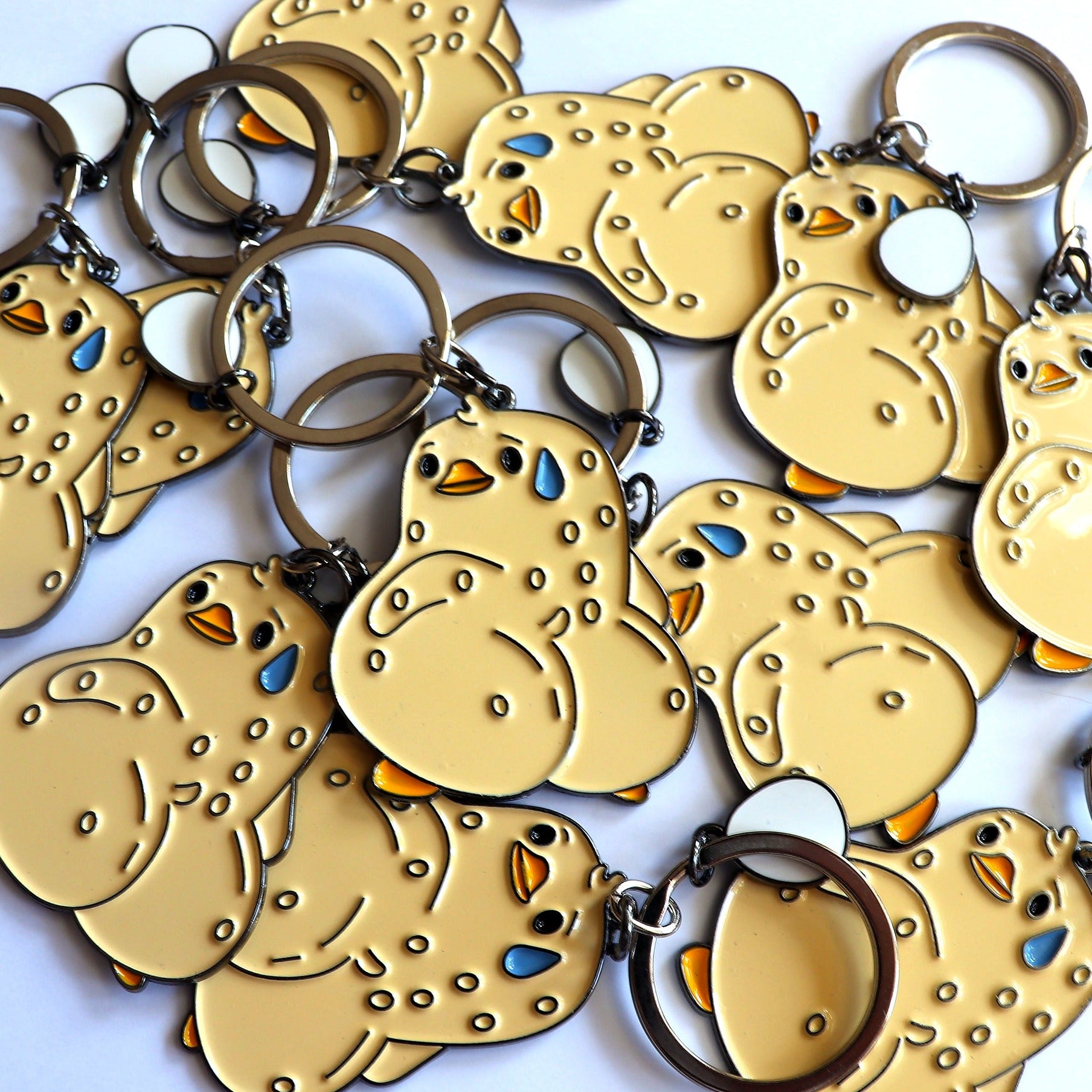 Awkward Ducky Keychain