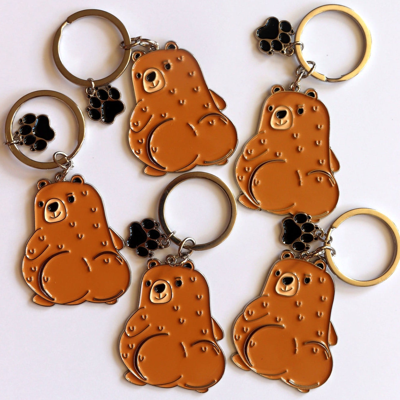Cuddly Bear Keychain