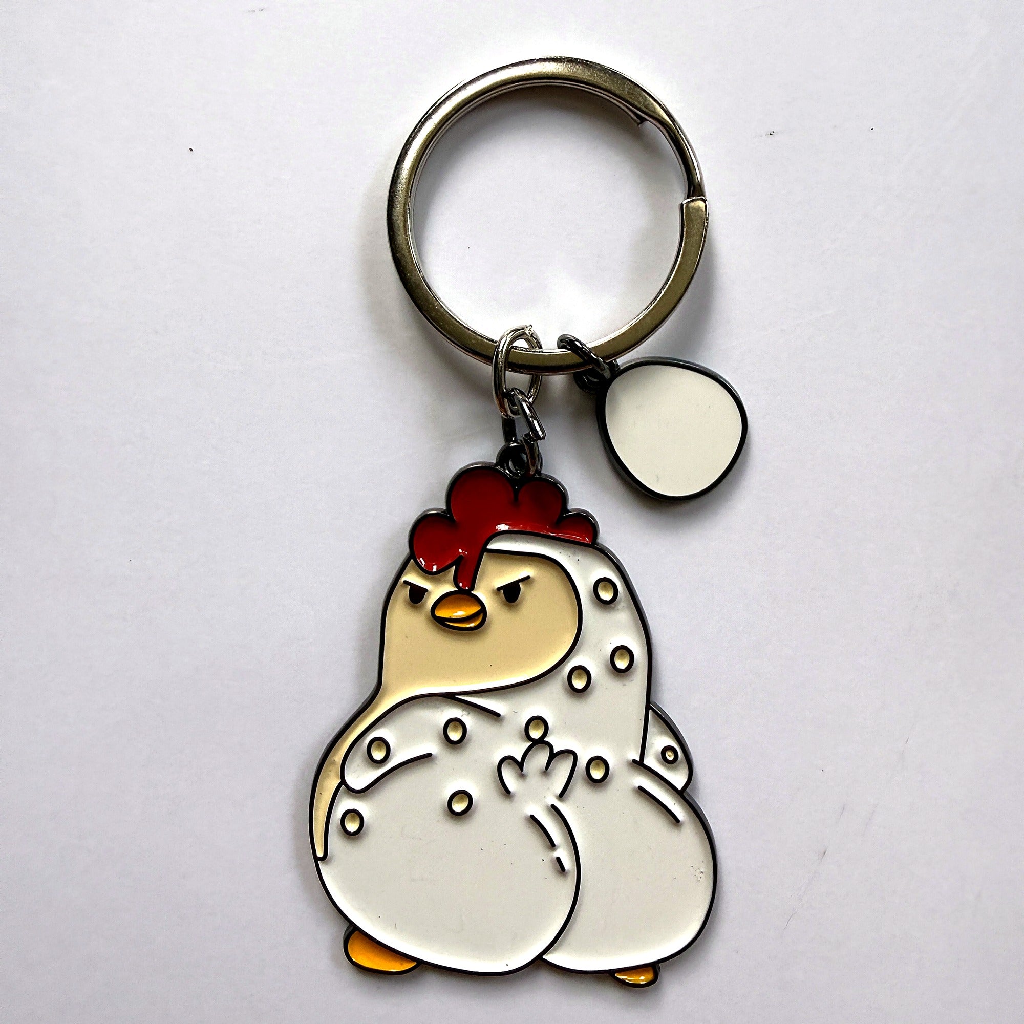 Sassy Chicken Keychain