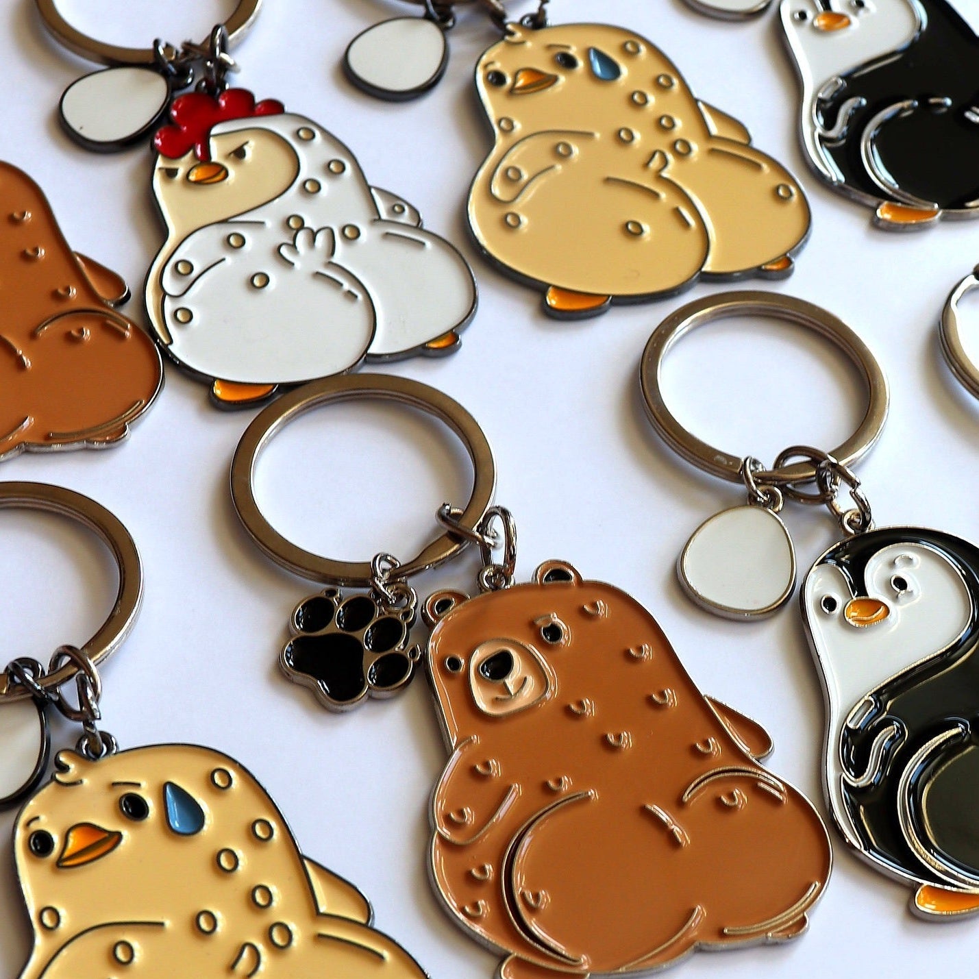 Cuddly Bear Keychain