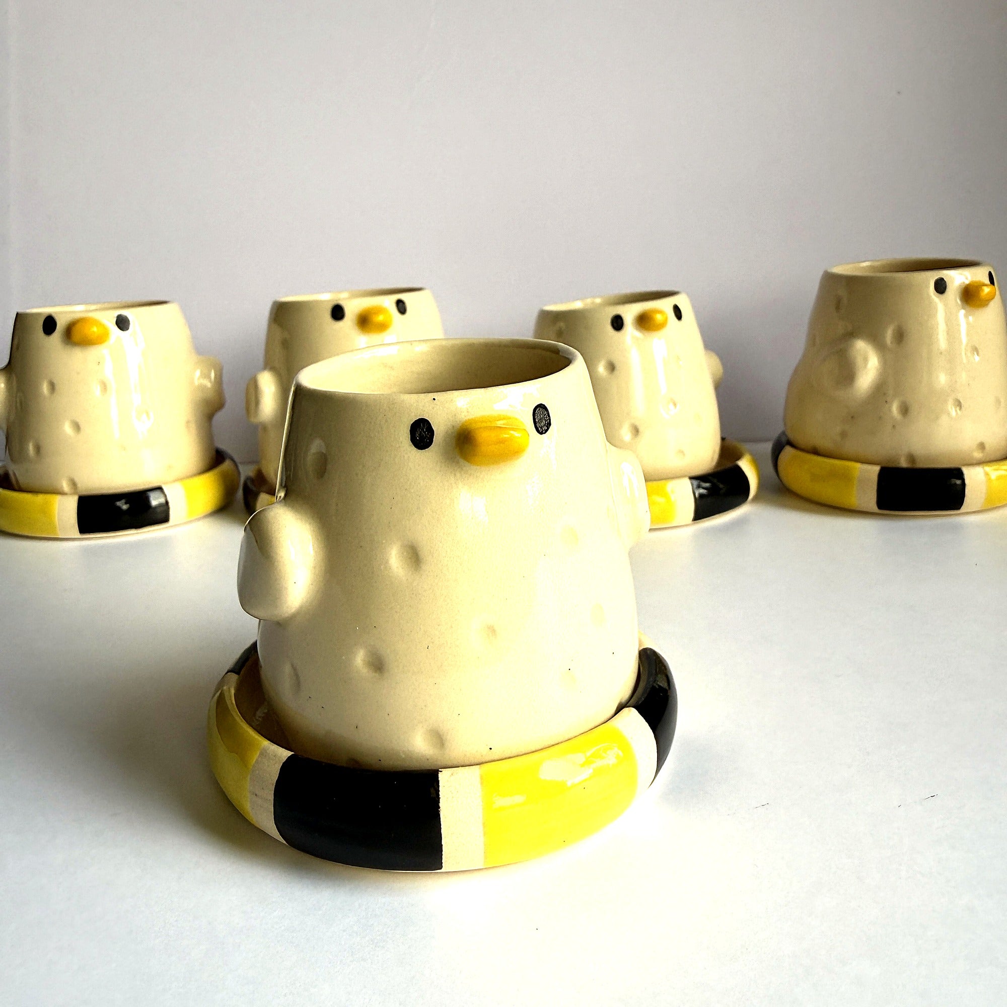 Awkward Ducky Mini Cup + Saucer