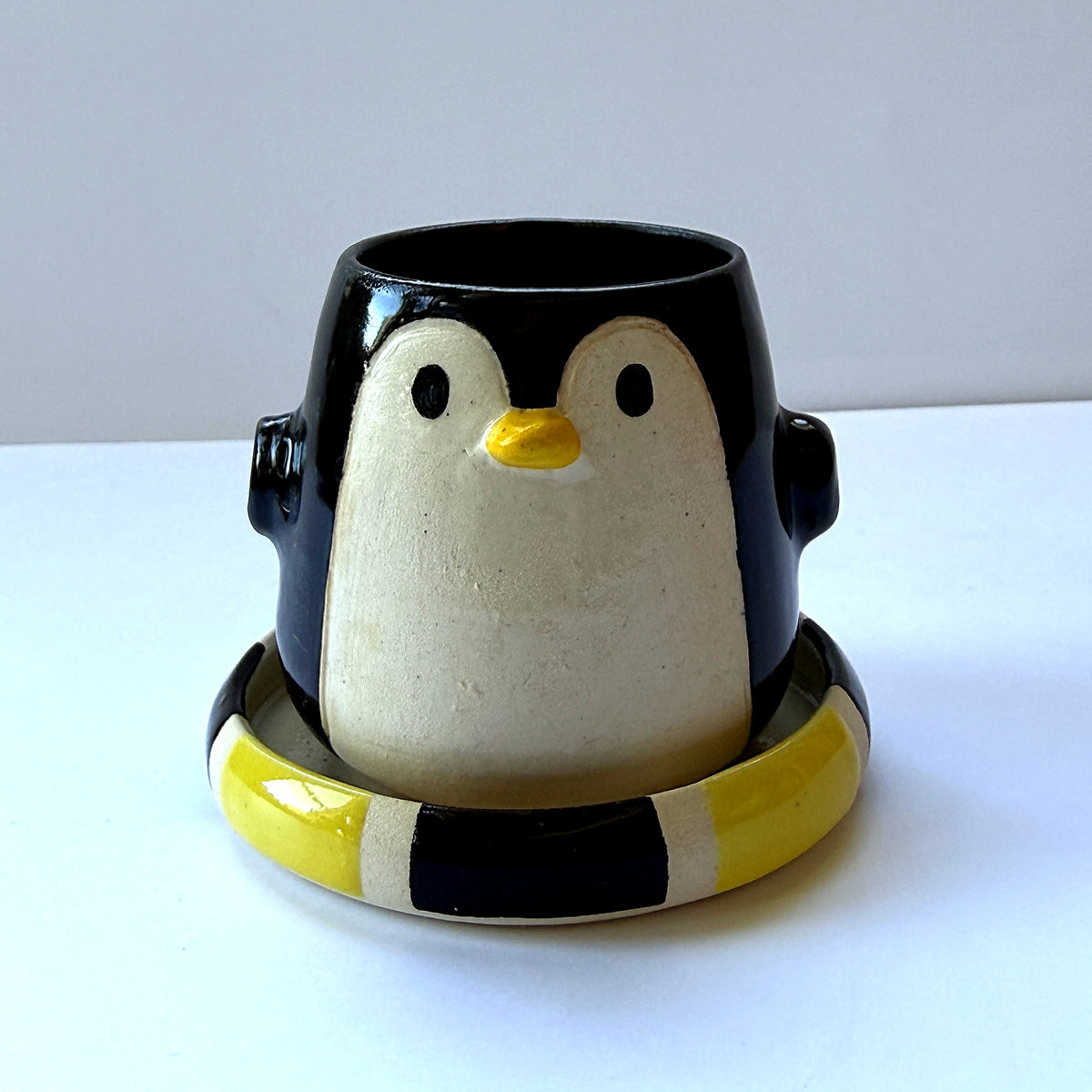 Mischievous Penguin Mini Cup