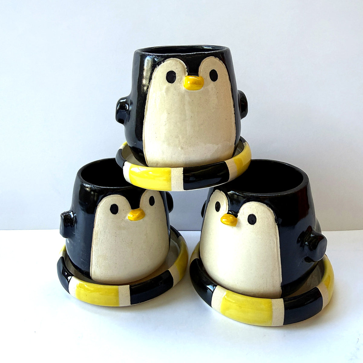 Mischievous Penguin Mini Cup