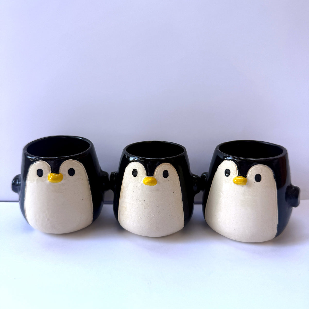 Mischievous Penguin Mini Cup