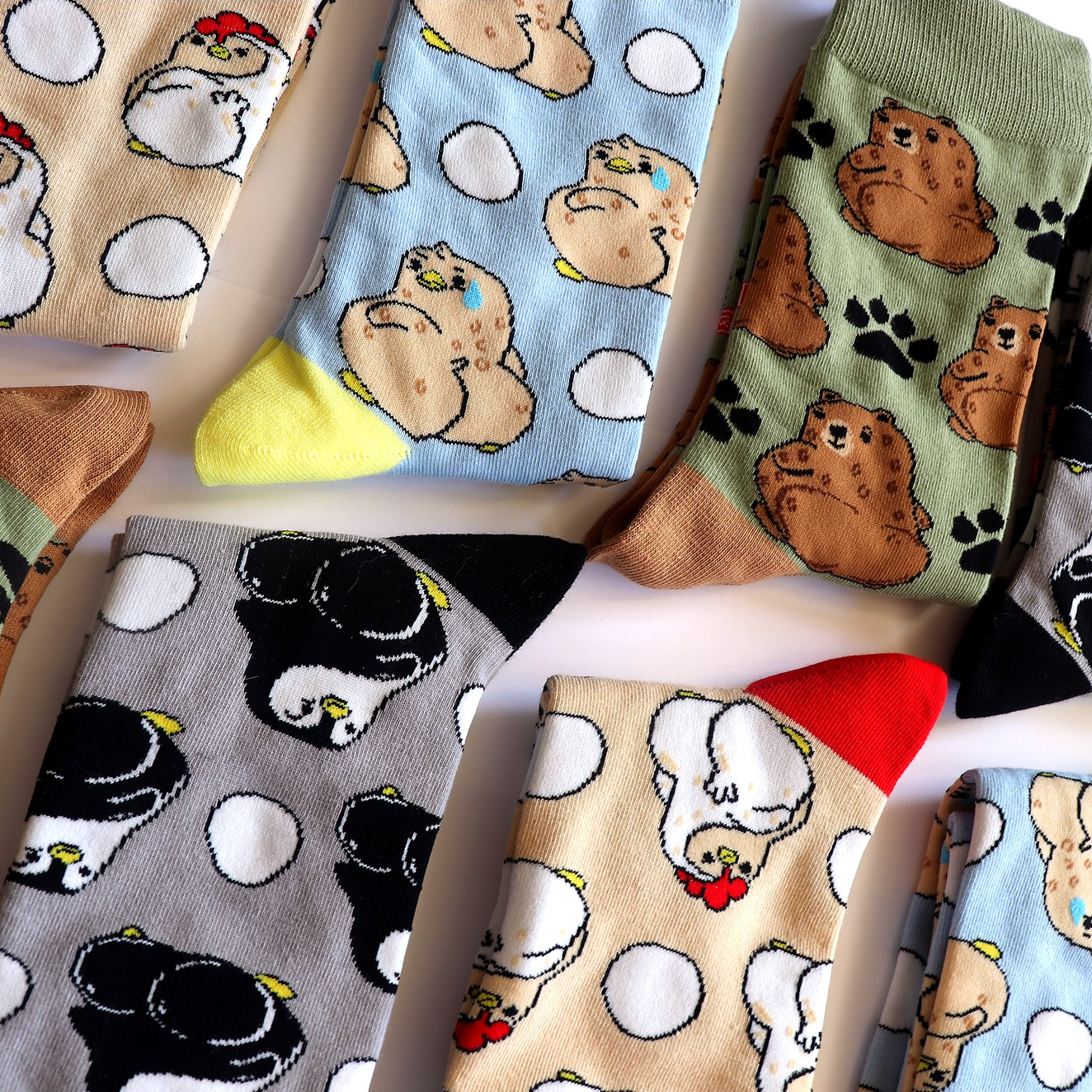 Mischievous Penguin Socks