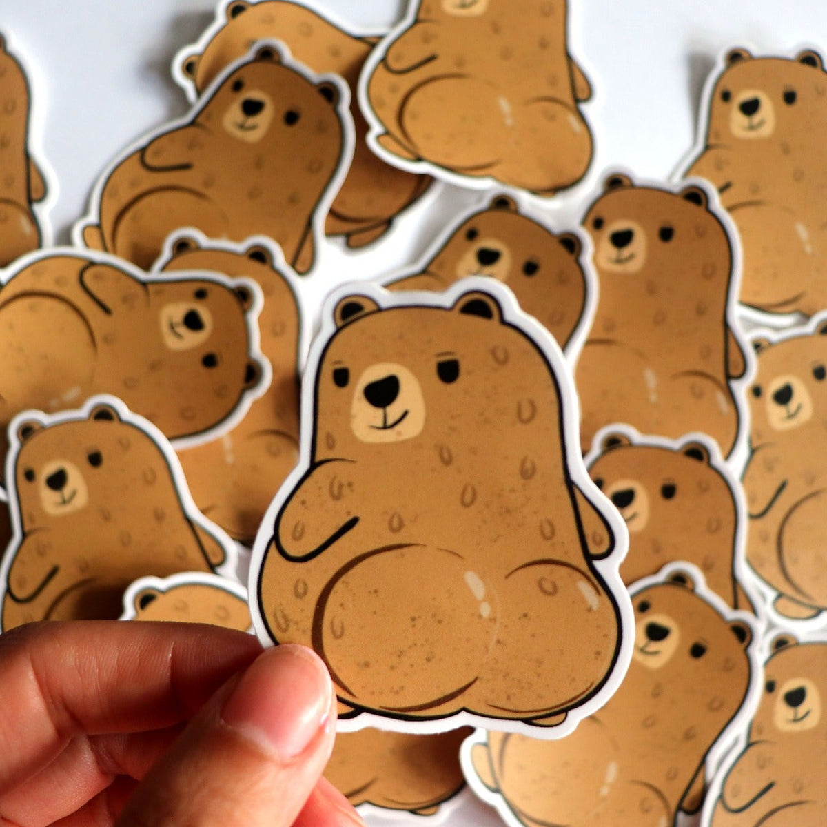 Cuddly Bear Sticker
