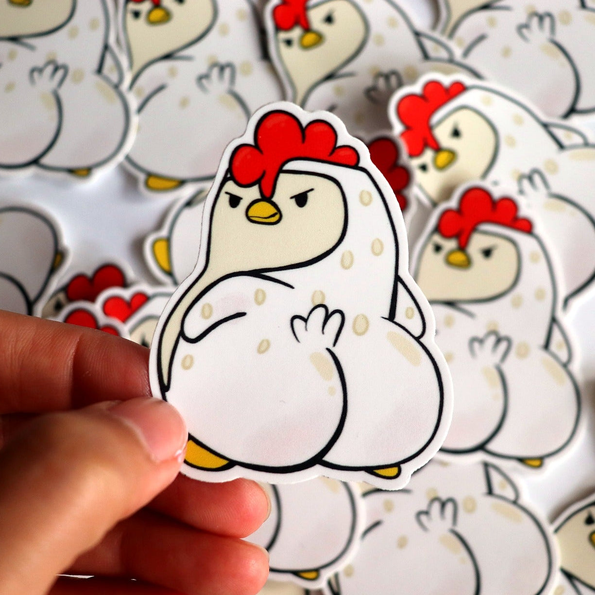 Sassy Chicken Sticker