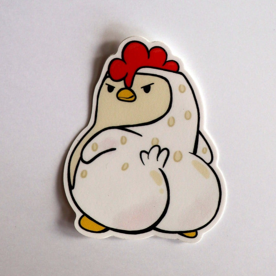 Sassy Chicken Sticker