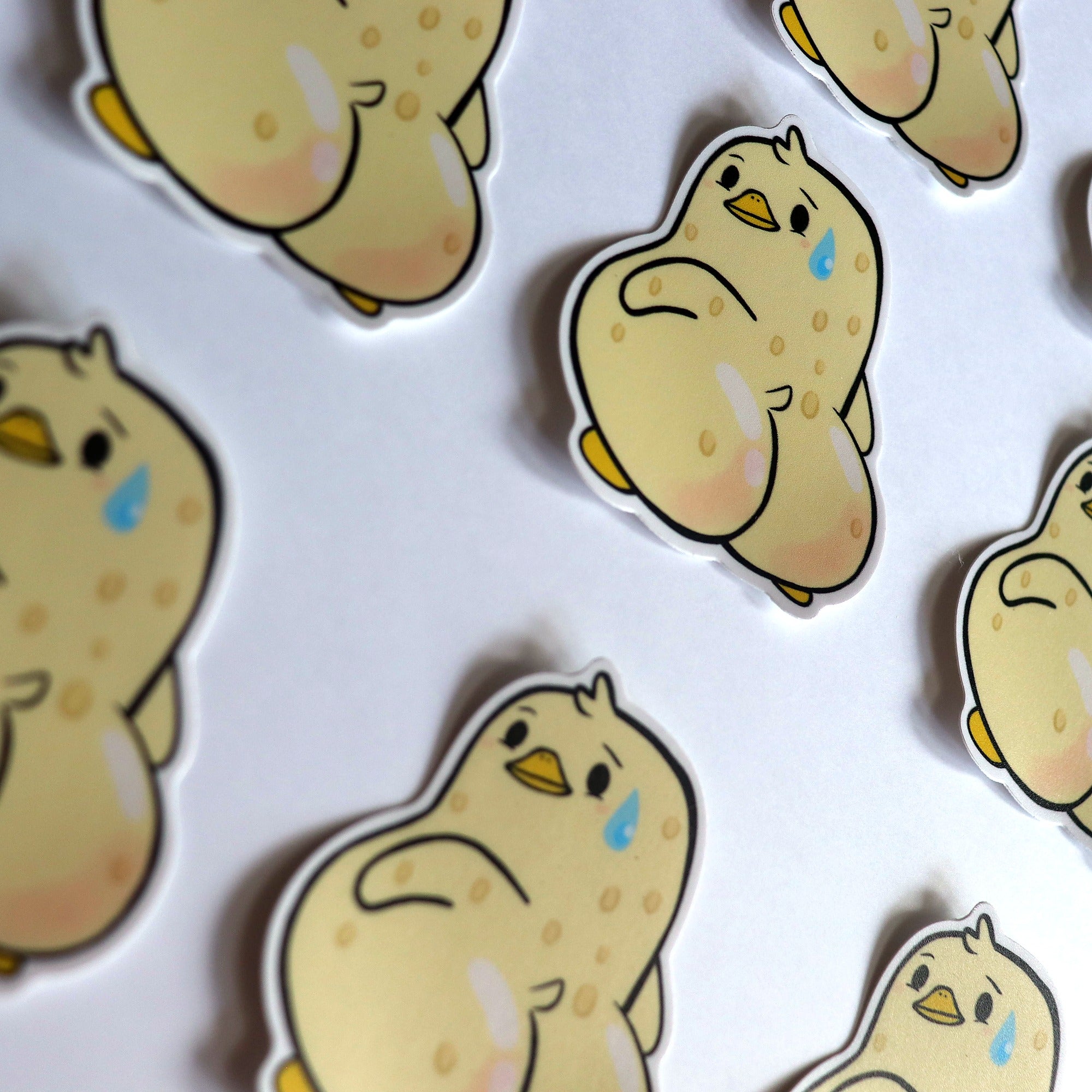 Awkward Ducky Sticker