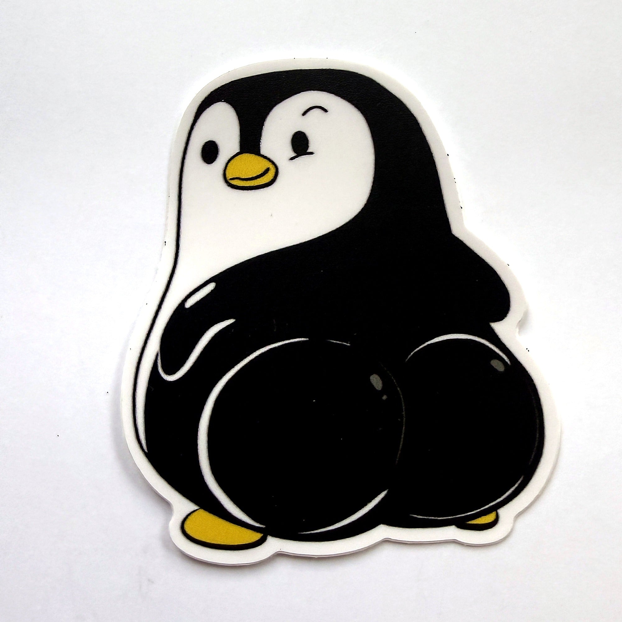 Mischievous Penguin Sticker